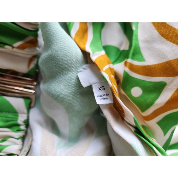 Astr‎ the Label Lysandra Dress Green Mustard Print | Size XS - Picture 9 of 9